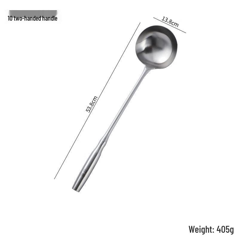 Thickened Stainless Steel Long-Handle Kitchen Ladle