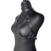 Women Fashion Pu Leather Waist Belt Adjustable Chest Harness Decorative Harness Street Style Waistband Gothic Clothing Accessoy