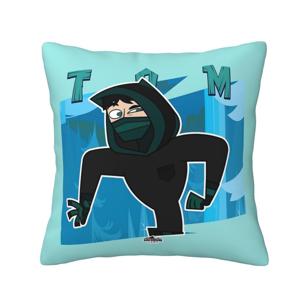 Adventure Camp Tom Square Pillowcase Pillow Cover Cushion Decor Comfort Throw Pillow for Home Living Room