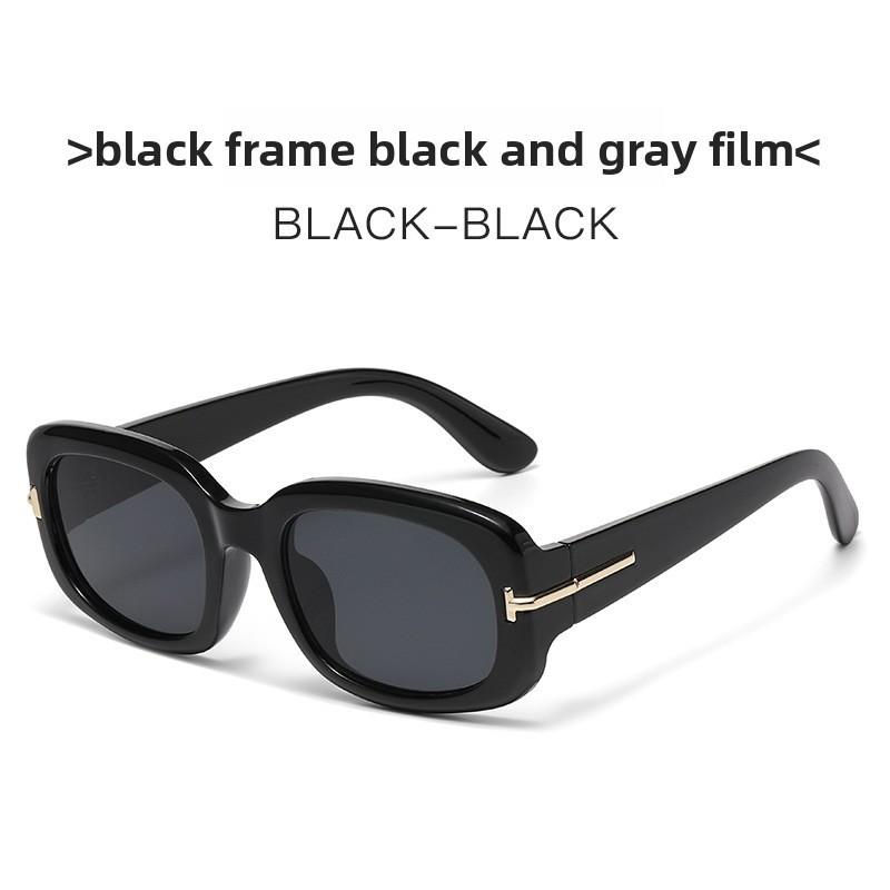 Stylish Frame Square Sunglasses With Uv400 Protection For Fashionable Travel And Outdoor Activities
