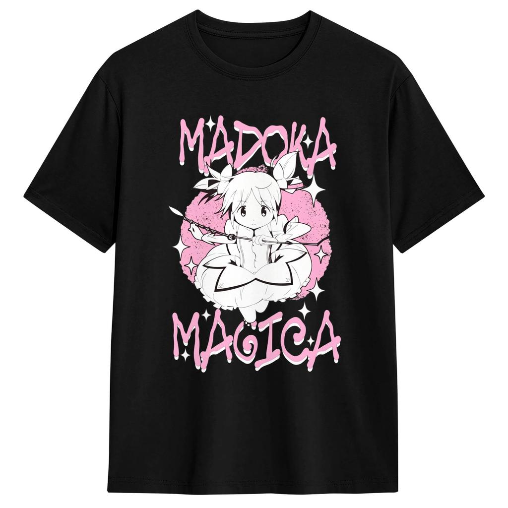 Mahou Shoujo Magi Madoka Magica T Shirt Unisex Funny TShirts Summer O Neck Leisure Tees Cheap Plus Size Clothes