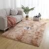 Super Soft Tie-Dye Art Carpet Floor Bedroom Living Room Kitchen Mat Shaggy Rugs Gradient Color Fluffy Area Rug Hallway Mat Home Supply Decoration