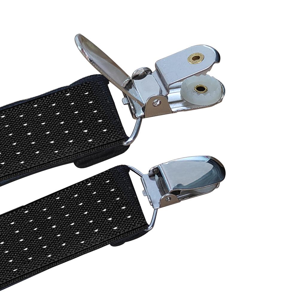 Adjustable Elastic Garter Straps Sock Non-slip Clamps Mens Shirt Stays Military