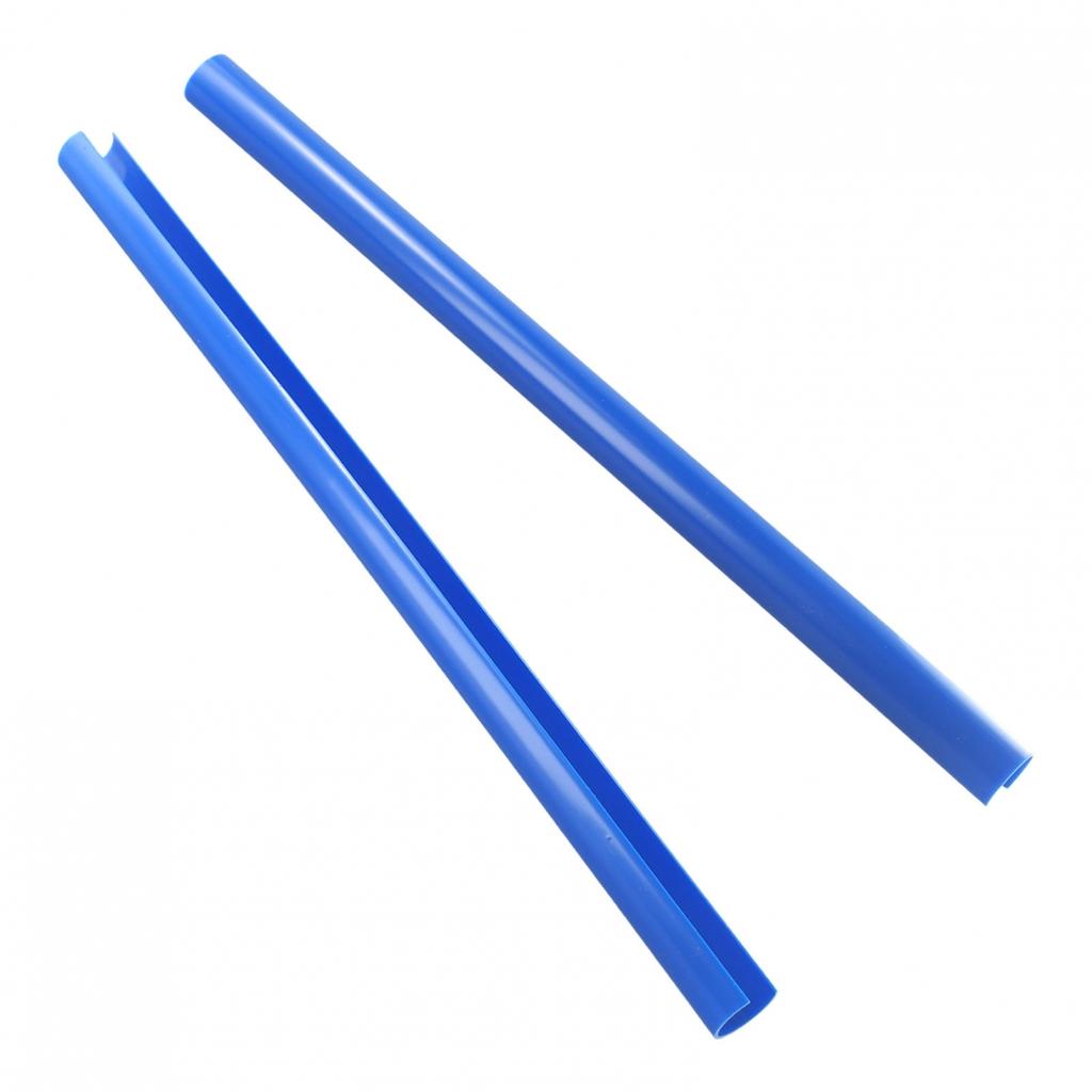 2Pcs Grille Trim Strips Bright Blue Car Decor Front