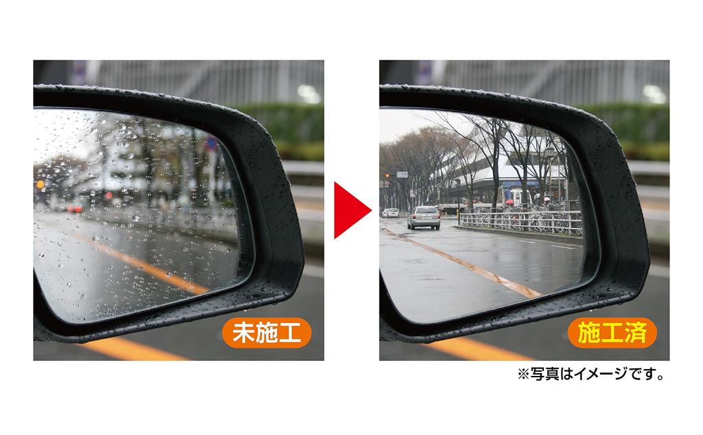 SOFT99 Glaco Water Glaco Mirror Coat for Repelling Water from Car Side Mirrors and Rearview Camera 04172 Repellent, ZERO, Lenses,
