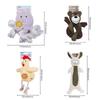 Plush Squeaky Dog Chew Toy with Soft Squeaker Cute Stuffing Chew Toy Tear- for Small Medium Large Dogs Indoor Outdoor