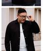 2025 Spring/Autumn Thin Plus Size Men's Business Casual Administrative Jacket