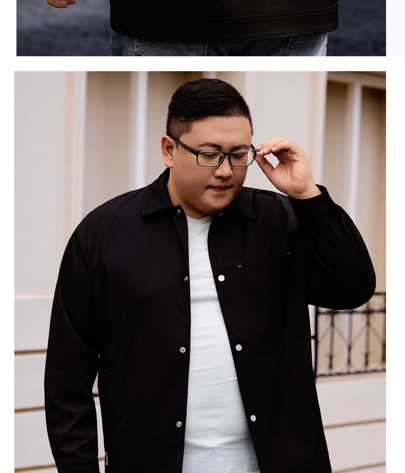 2025 Spring/Autumn Thin Plus Size Men's Business Casual Administrative Jacket