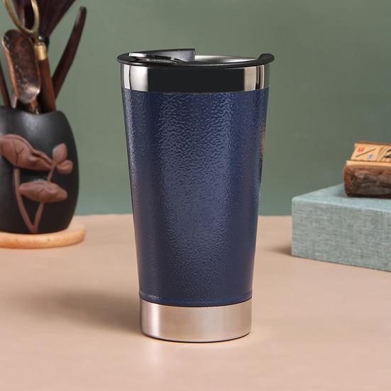 480ml Vacuum Cup Lidded Insulated 20oz Portable Thermal Cup Mug Daily Use