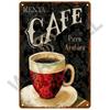 Metal Signs Vintage Cafe Signs Wall Decor Funny Posters Retro Plaques Painting Coffee Bar Sign Tin Signs Home Wall Decor Art