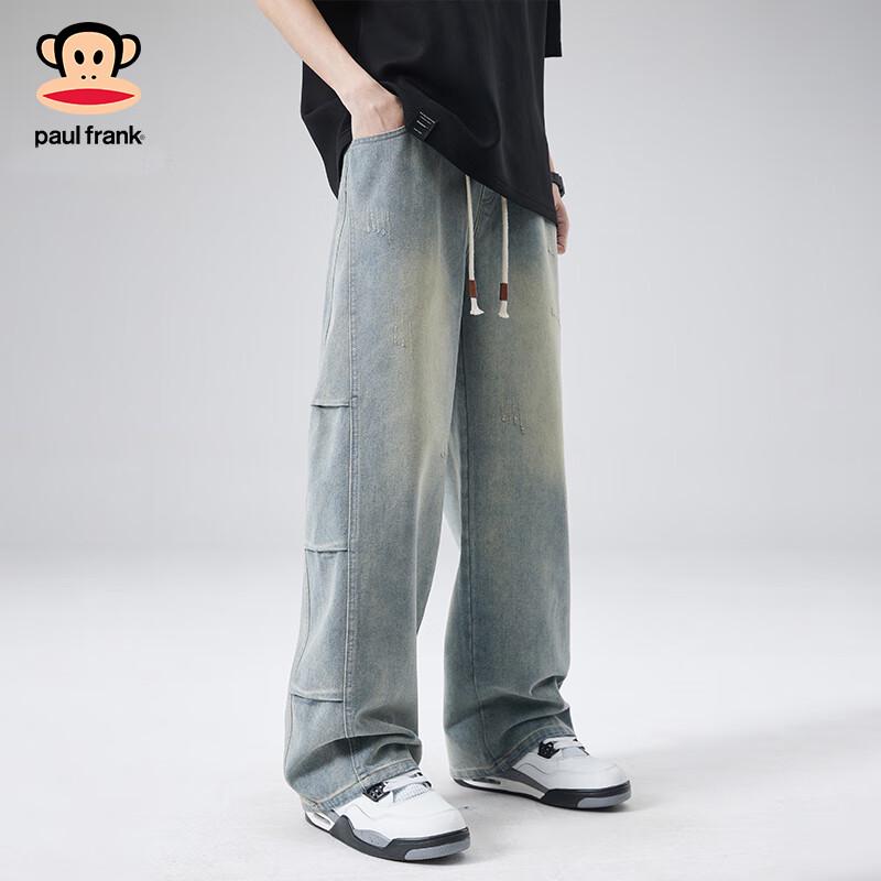 paul frank Men's American Style Loose Straight Leg Jeans