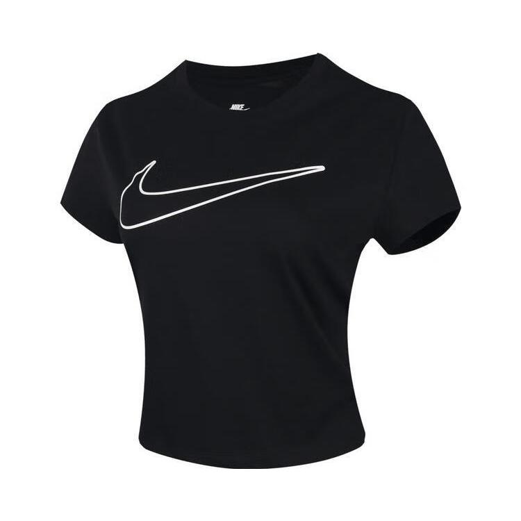 Nike Club As W Nsw Ss Hbr Md Comfortable Fashion Pullover Short Sleeve T-Shirt Women T-Shirt HV5003-010