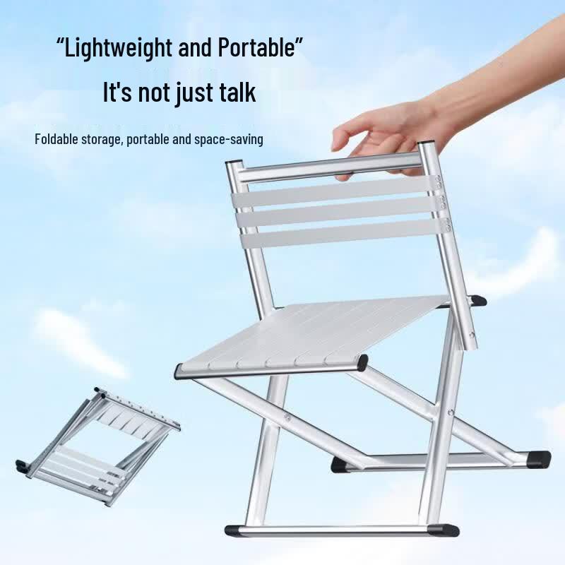 Reinforced Portable Folding Outdoor Chair & Stool