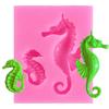 1/2pcs Seahorses Molds Fondant Cake Decorating Tools Silicone Moulds Sugarcrafts Chocolate Baking Tools For Cakes Gumpaste Form