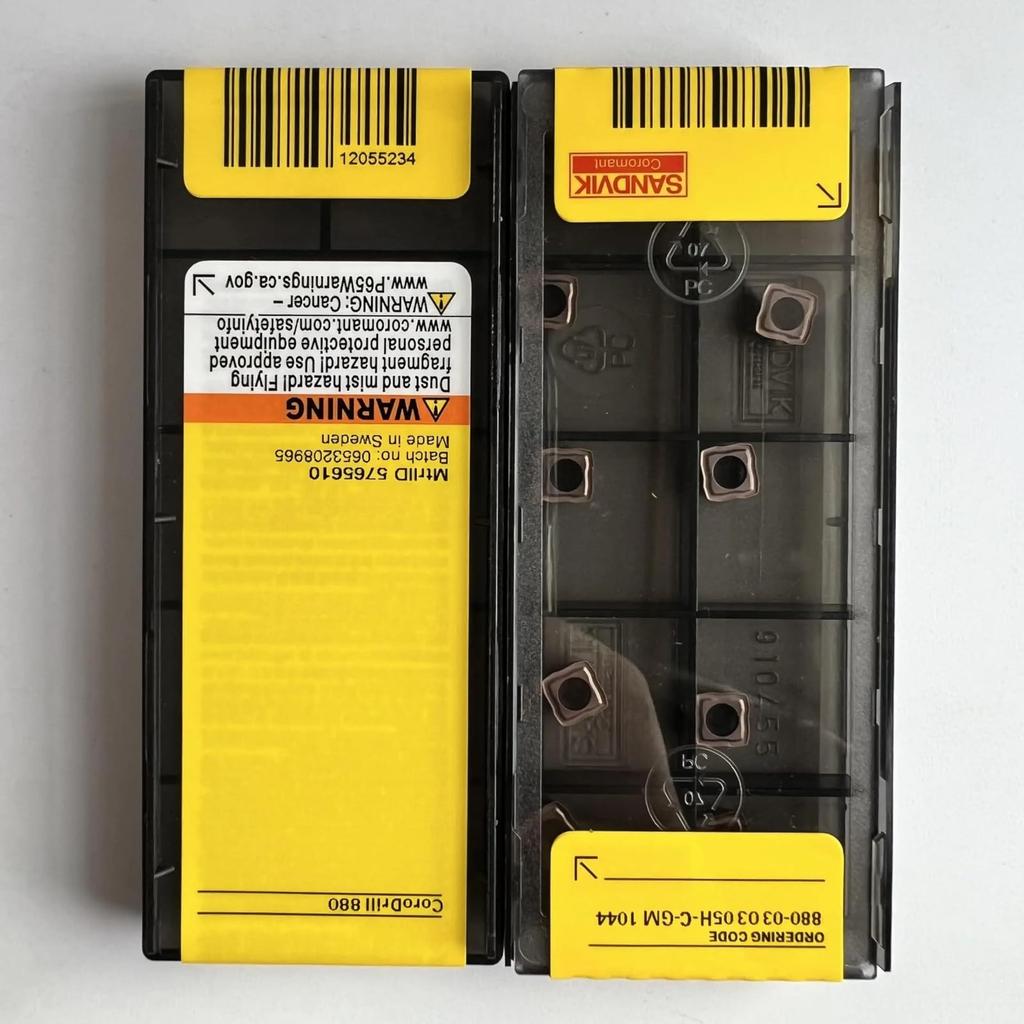 Original Sandvik / 880-030305H-C-GM 1044 /Carbide CNC Blade 10 PCS