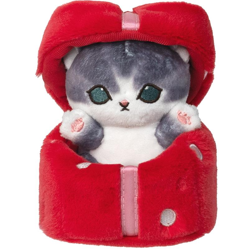 

Квадратная подарочная коробка Mofusand Love для кошек Мягкая плюшевая игрушка в виде животного для украшения детской комнаты
