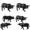 Wild Animal Water Buffalo Model Plastic Toy For Kids Educational Playroom Decor