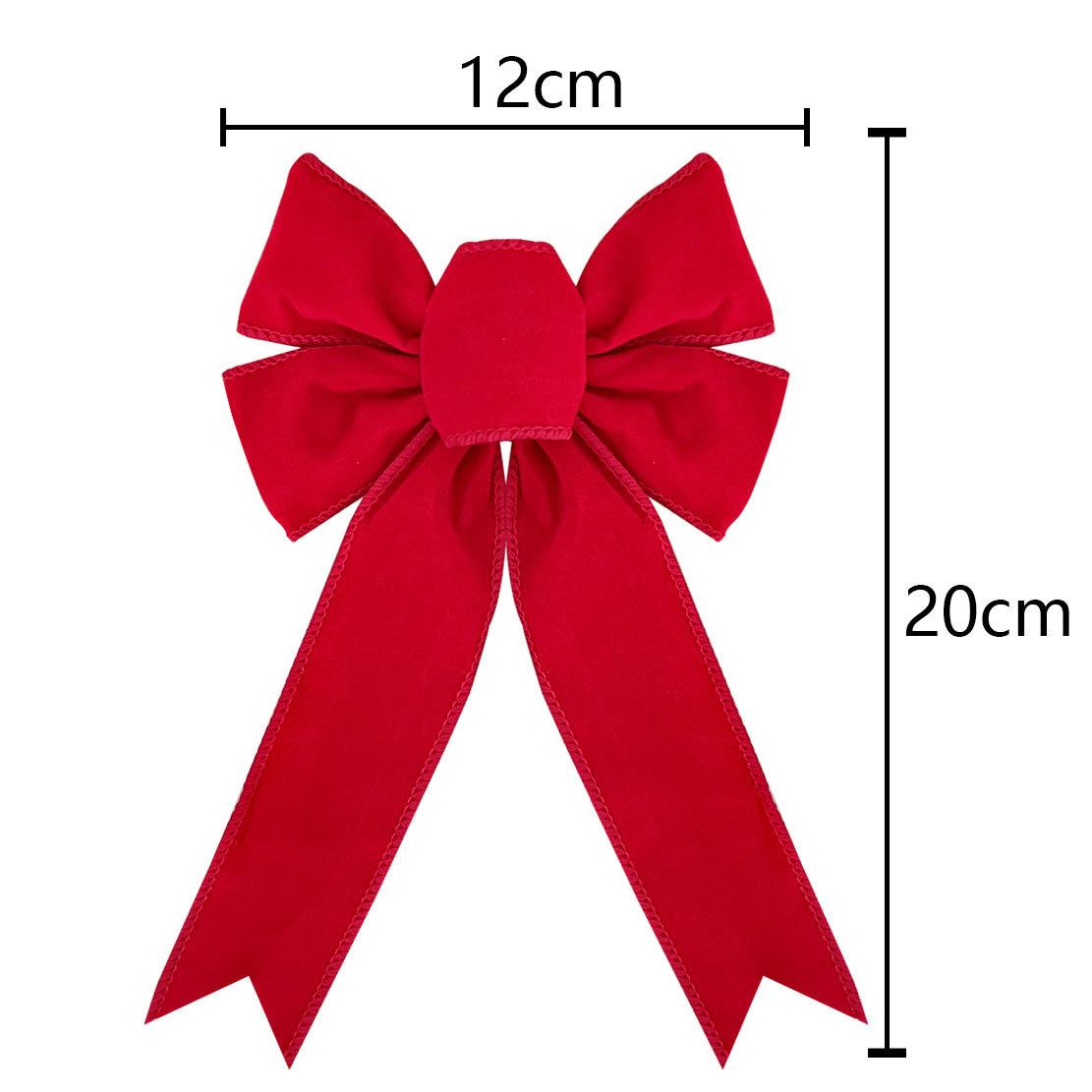 

Red Christmas Bows Outdoor Decorations Large Christmas Tree Top Bow Velvet Wreath with Glitter Gold Edge Front Door Decoration multiple sizes