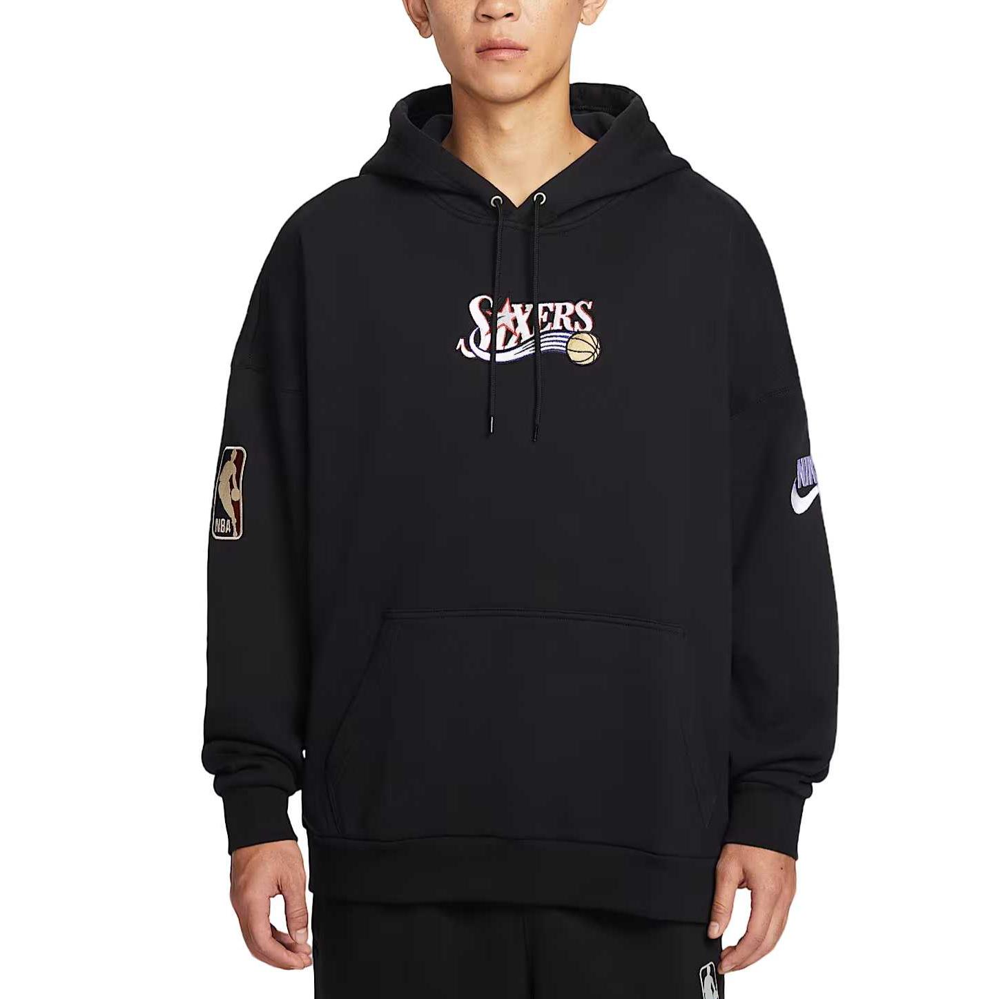 Nike NBA Philadelphia 76ers Long Sleeve Hoodie Men Hoodies HQ5313-010 S