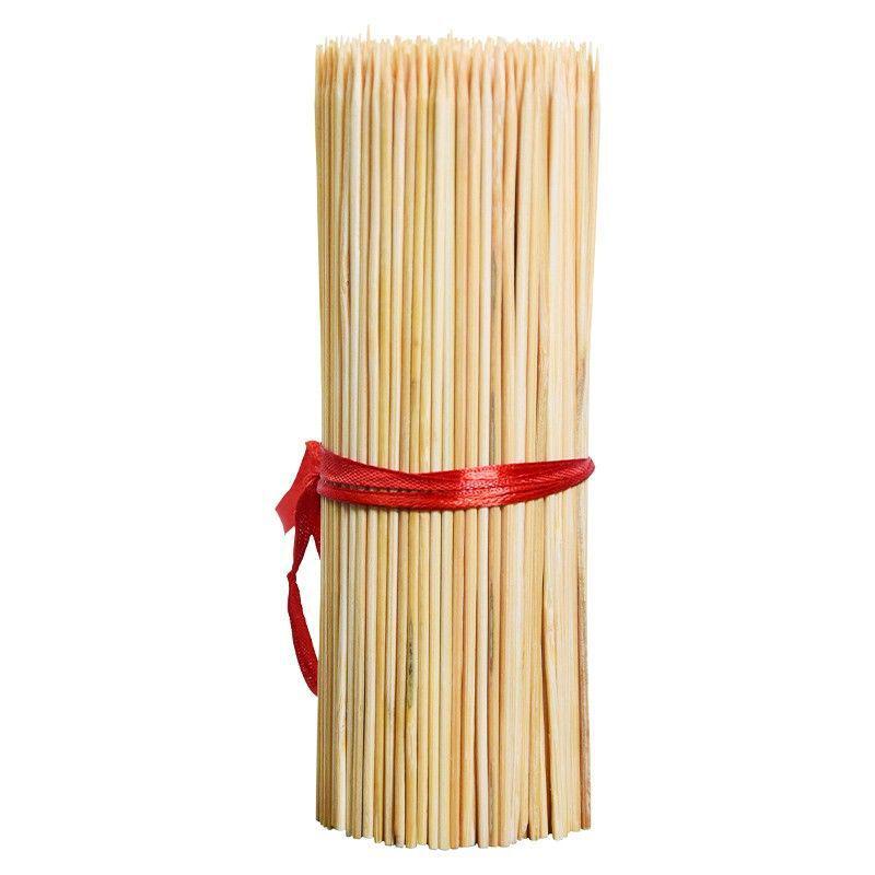 Disposable Bamboo BBQ Skewers for Sausages, Lamb, Bóbó Jī, Fried Skewers, and Tanghulu