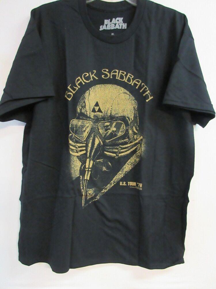 ОФИЦИАЛЬНЫЙ МЕРЧ BLACK SABBATH ТУР 78 ГРУППА КОНЦЕРТ МУЗЫКА ЭКСТРА БОЛЬШАЯ Унисекс Футболка M