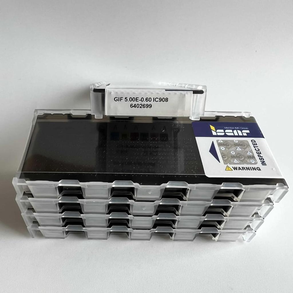 GIF5.00E-0.60 IC908 /Industrial indexable Carbide Inserts 10 PCS