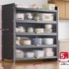 Beifu Multi-functional 5-Tier Carbon Steel Kitchen Storage Shelf