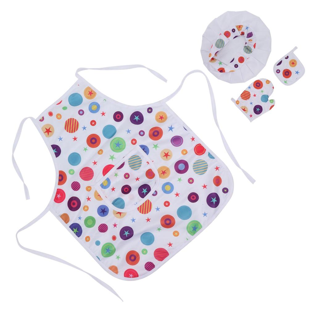 Kids Cooking Set Interesting Educational Cloth Schima Superba Plastic Easy Cleaning Odorless Kids