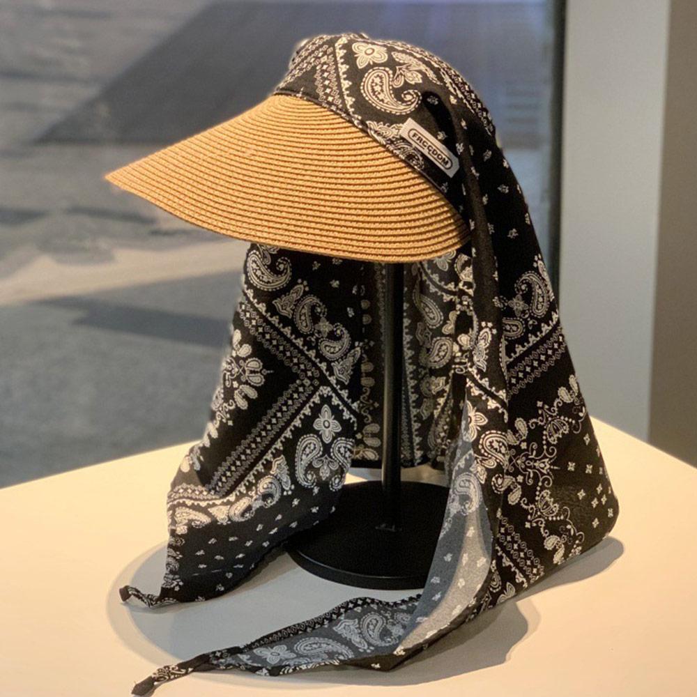 French Retro Sun Hat Sweet Loli Baseball Cap Versatile Headscarf Hat  Outdoor Seaside Vacation