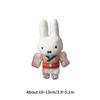 Miffys Rabbit Keychain Cute Cartoon Bunny Keyring Small Animal Doll Girls Backpack Pendant Car Key Holder Womens Bag Accessories