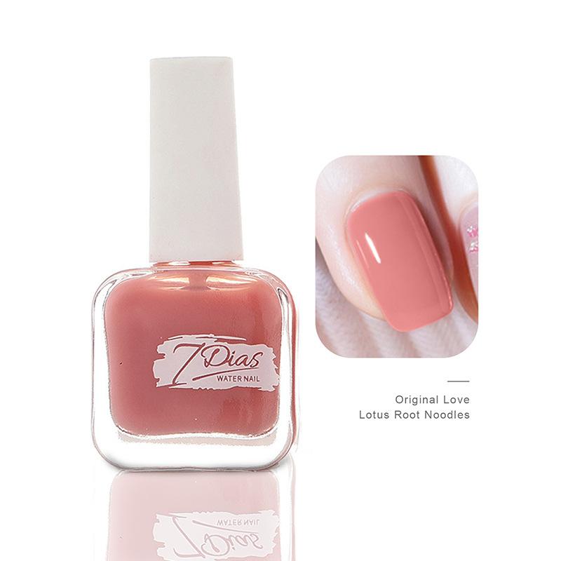 Nail Polish Nail Store No Bake Quick Dry Lasting Non-tearable Autumn and Winter Water-based Non-peelable Transparent Nude Nail Polish