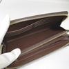 LOUIS VUITTON Zippy wallet N41661 Long Wallet purse Damier canvas Brown Used