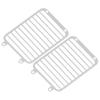 Metal Front Headlight Grille Light Cover for TRAXXAS TRX6 TRX4 1 10 Crawler Car AccessorySilver
