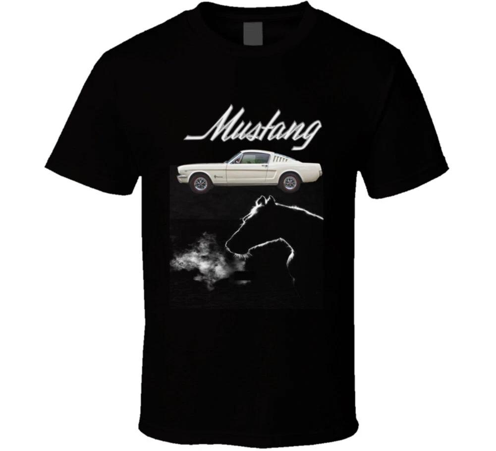 Mustang Thoroughbred 66 Fastback Musclecar Gift T Shirt S