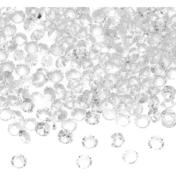 MECCANIXITY 16800 Pcs Wedding Table Scatter Confetti Diamond, 3mm Mini Crystals Acrylic Fake Diamonds Rhinestones for Table Centerpiece Decorations
