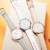 Ultra-thin Fashionable Japanese Movement Waterproof Genuine Leather Strap Women's Watch