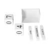 6pcs Month Desk Calendar Blocks Date Perpetual Desk Calendar Wooden Block Calendar  Classroom Use