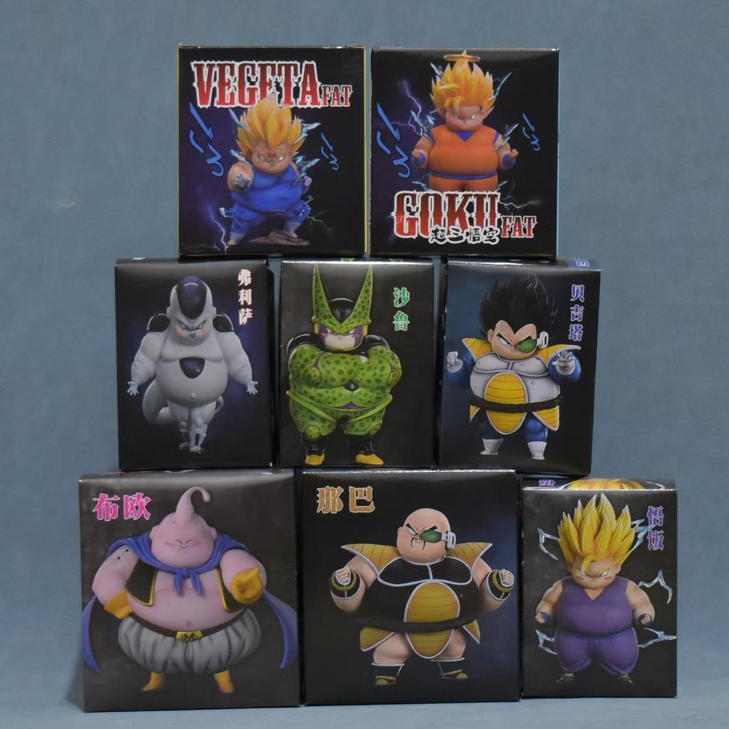 Q Version Of Domineering, Friesa, Fat Fat, Buo Vegeta, Wukong, Naba, Krin, Shalu, Boxed Figure.
