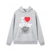 Übergroßer Kapuzenpullover Mit Kräftigem Aufgeschäumtem Buchstabenaufdruck 55555 Unisex Streetwear Winter Warm Baumwollpullover