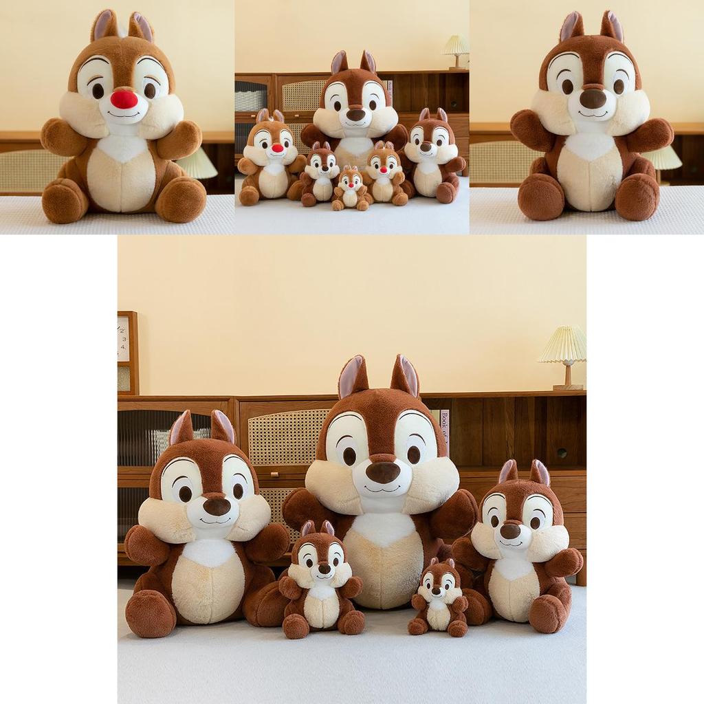 Squirrel Plush Toy For Kids Soft Stuffed Animal Cuddly Pillow Gift For Home Decor
