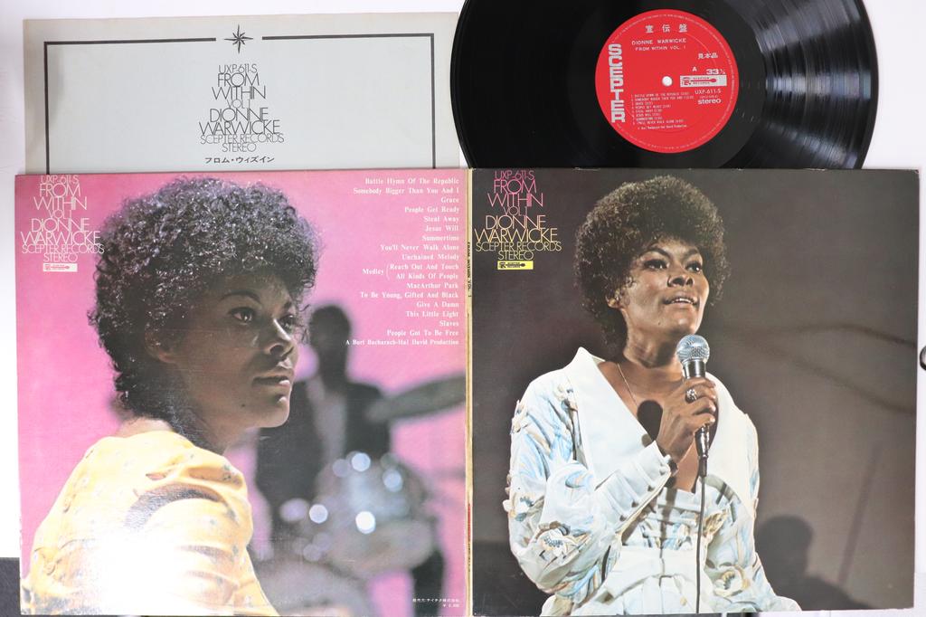 LP Record DIONNE WARWICK - From Within Vol. 1 UXP611SPROMO SCEPTER 1972 Japan Soul/Funk Used