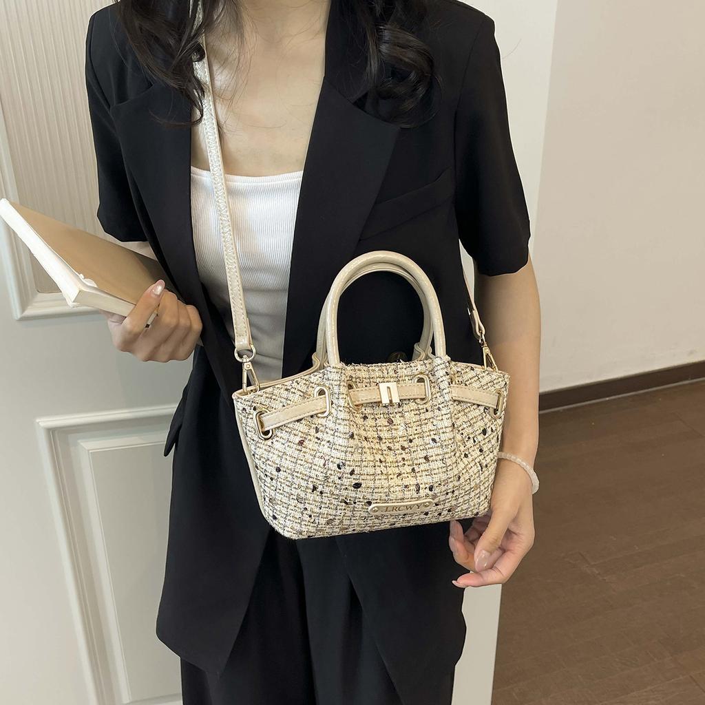 Design su Piccola Scala, Borsa da Lavoro a Lusso Leggero, Borsa a Spalla Singola Crossbody Stile Xiao Xiang