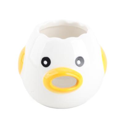 Ceramic Egg Separator Chick Shape Egg Yolk Separator Kitchen Gadgets