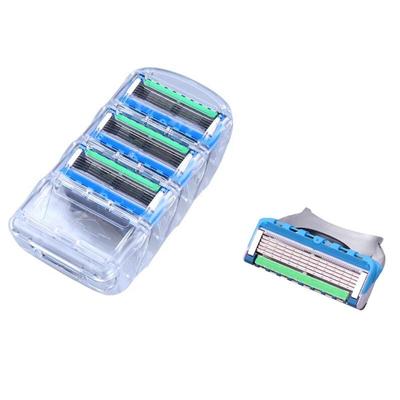 4Pcs/pack 5 Layers Blade Razor Blades For Men Shaving Face Care