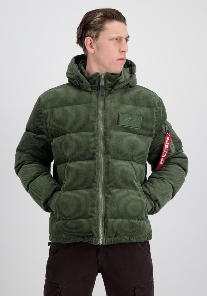 Winter Jacket Alpha Industries Puffer Cord (138118) Sage-green