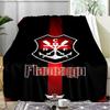 1PC CR Flamengo Printed Soft Flannel Blanket Throw for Adult Bedroom Living Room Sofa Camping Travel Fan Gifts Christmas Gifts