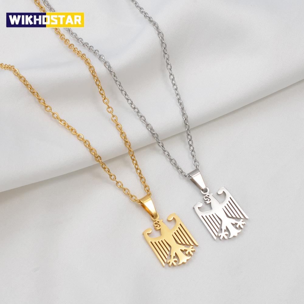 German Eagle Pendant Neckalces Stainless Steel Germany Jewelry for Women Girls Gifts for Mom and Daughter #508062