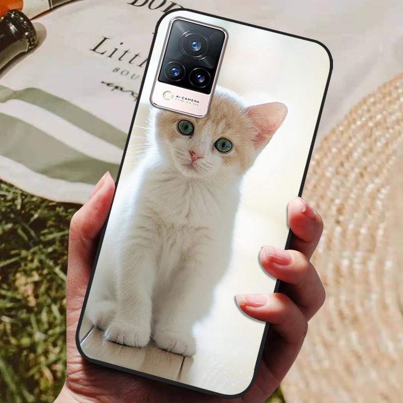 For Vivo V21 5G Case V 21 Silicon Back Cover Phone Case for Vivo V2050 VivoV21 5G Cases Soft Bumper Coque for Vivo V21 5G Fundas
