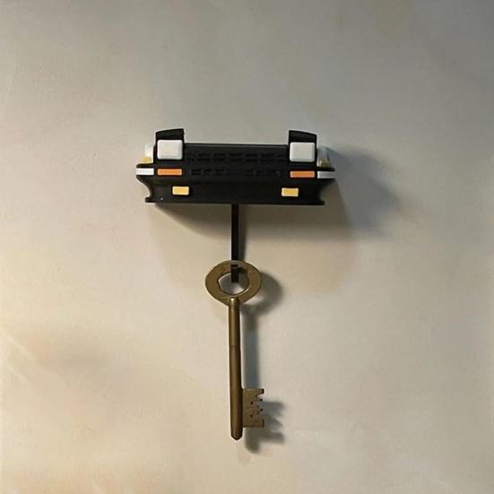 

Настенный держатель для ключей Yousheng в форме автомобильной фары, простая установка, органайзер для ключей, домашний декор