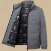 Men's Middle-aged Men's Winter Cotton Coat, Short Down Cotton Coat, Thickened Warm Casual Dad Winter Coat